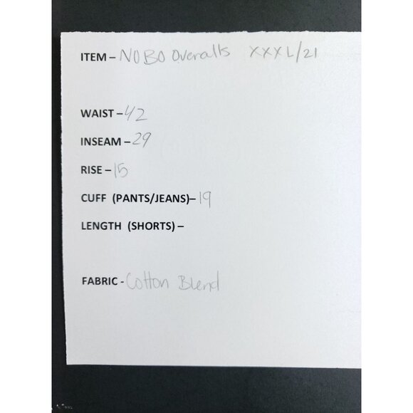 NoBo Overalls Juniors Size XXXL/21 Destroyed Stretch - Picture 7 of 8